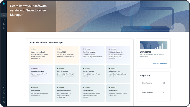 Snow software — From on-prem to cloud self service