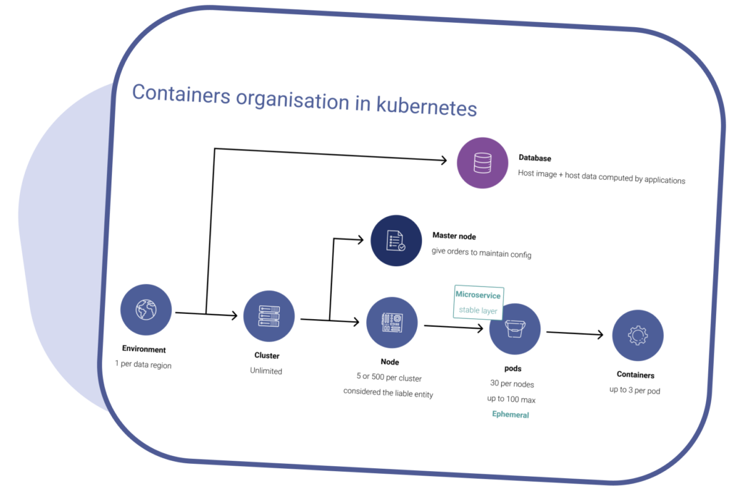 schema explaining how container licensing work